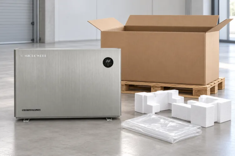 Recycelbare Microwell-Verpackungen: Was steckt in der Verpackung eines DRY-Luftentfeuchters und einer HP-Wärmepumpe?